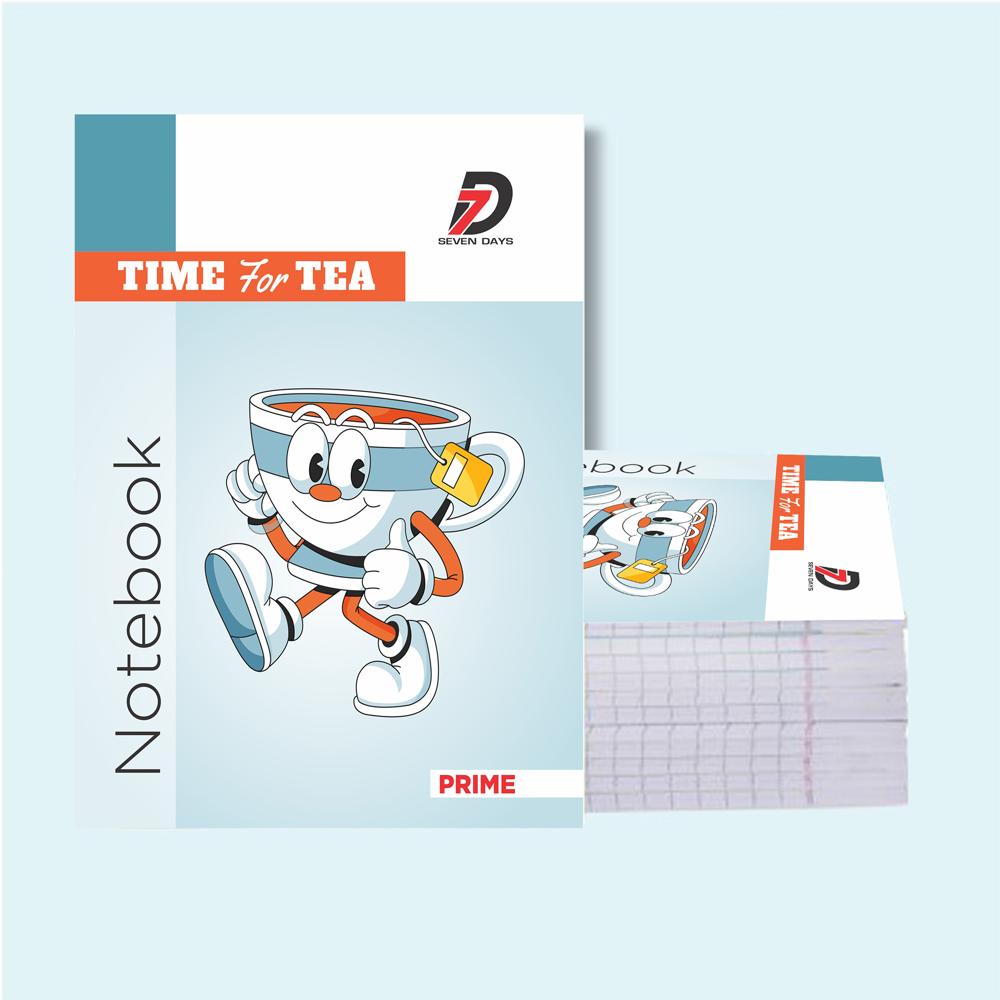 Seven Days by CTC Book World Prime Series Hindi Notebook | 80 Pages | Premium White Paper | Single Line Hindi Ruling | Ideal for School, Tuition & Home Practice