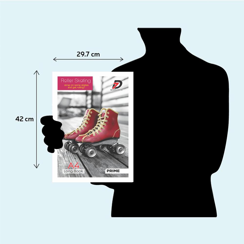 CTC Book World Prime Series A4 Register - 384 Pages - Single Line Ruled Long Book