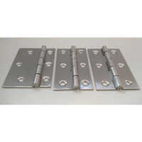 Butt Hinges - Premium Quality Jindal Steel, 1.5mm Thickness, 2.5 Inch Size, Rust Proof, Smooth Movement, Lifetime Warranty