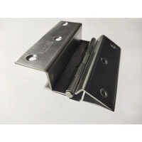 Stainless Steel W Hinges - Stainless Steel, 2" Size, Silver Color | Ideal For Doors, Screen Netting Applications, 24 Pieces Per Box