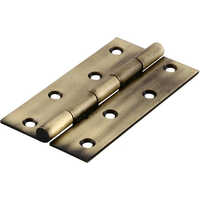Antique Brass Door Hinges - Stainless Steel Material, 2.6 - 3 Mm Thickness, Brown Color | Suitable For Various Door Sizes, Set Of 10 - 20 Pieces