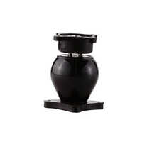 Small Pvc Magnetic Door Catcher - Color: Black