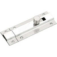 Stainless Steel Baby Latch - Ss Rod 5mmx15mm, Lift & Turn Action, Mirror Glossy Finish | Ideal For Bathroom Doors, Easy Installation