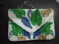Ladies Beads Bag - Color: Multi-coloured