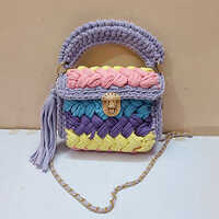 Fancy Yarn Bag - Color: Multi-coloured