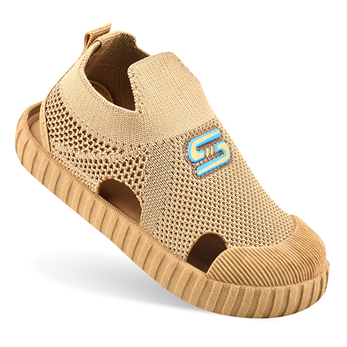 Kids Krazy-10 7x11 Beige Sandal