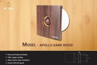 Apollo 150 mm Exhaust Fan Wooden Finish