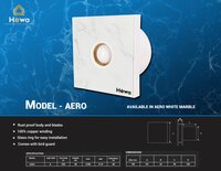 Aero 6 Inch Glass Exhaust Fan Marble Finish