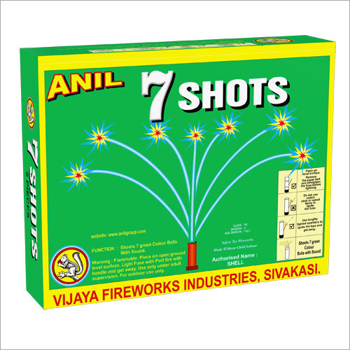7 Shots Green Firecracker