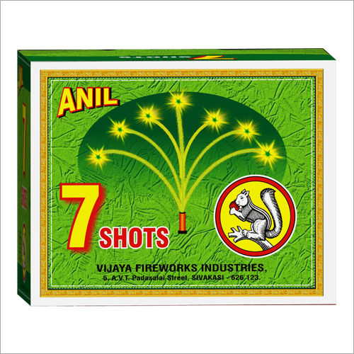 Automatic Colour Shots(Green) 15 Firecracker