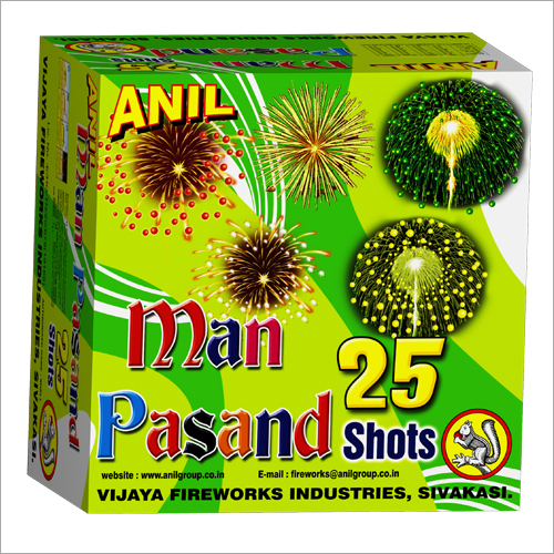 Man Pasand 25 Shots Firecrackers