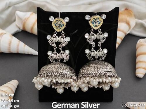 german silver earrings