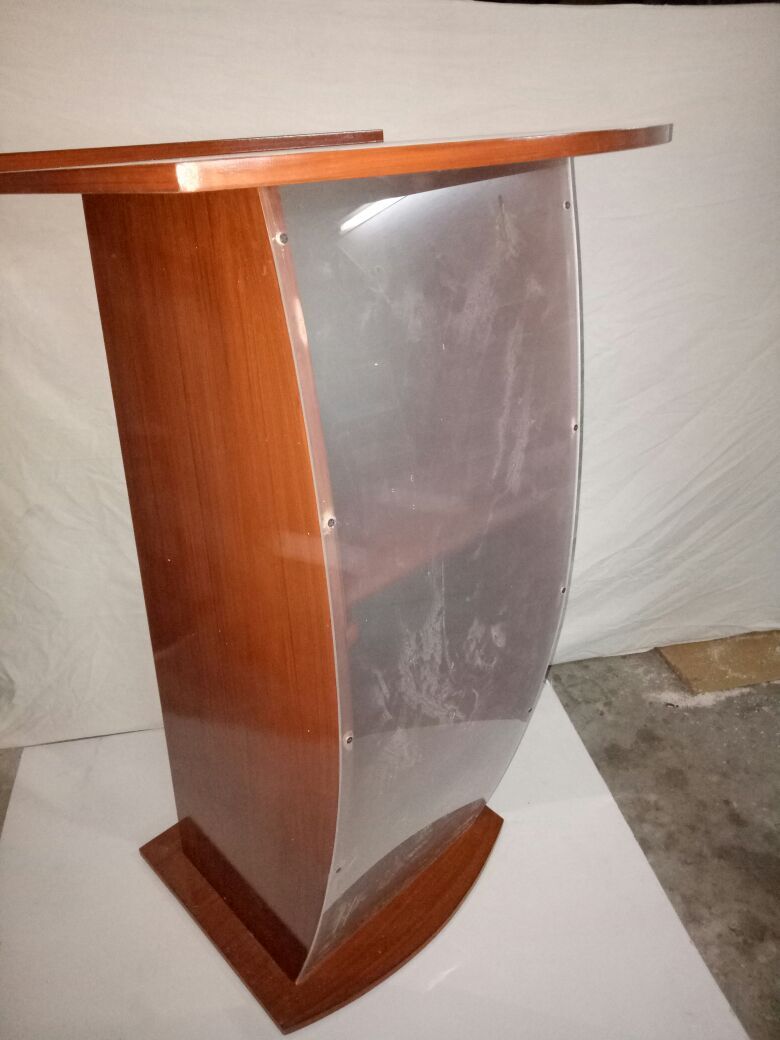 Wooden acrylic podium