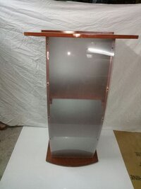 Wooden acrylic podium