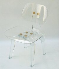 acrylic lounge chair