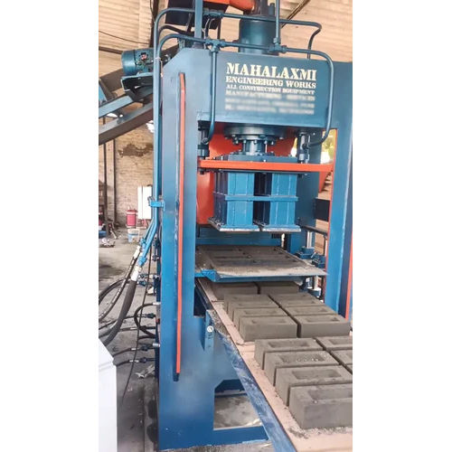 Concrete Brick Making Machine - Color: Blue