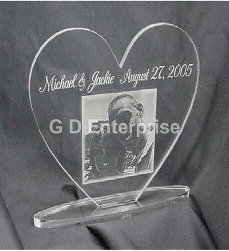 Transparent Laser Engraving Photo Frame