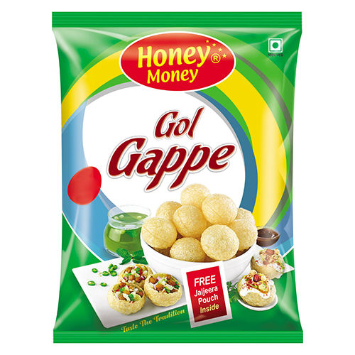 Green Gol Gappe Packaging Pouch