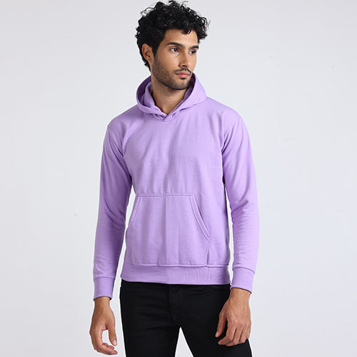 Mens Purple Regular Hoodie