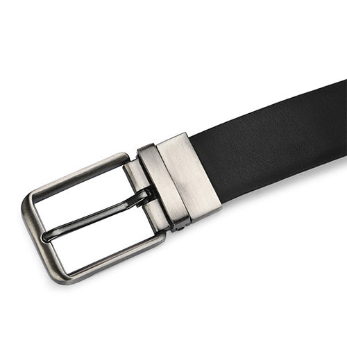 XGEORGIANS Genuine Leather Reversible Belt Black  Brown