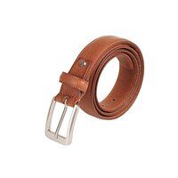 XGEORGIANS Genuine Leather Profile Belt for Men Tan Colour