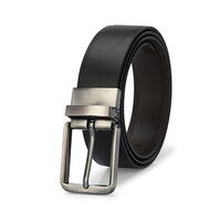 XGEORGIANS Genuine Leather Reversible Belt Black  Brown