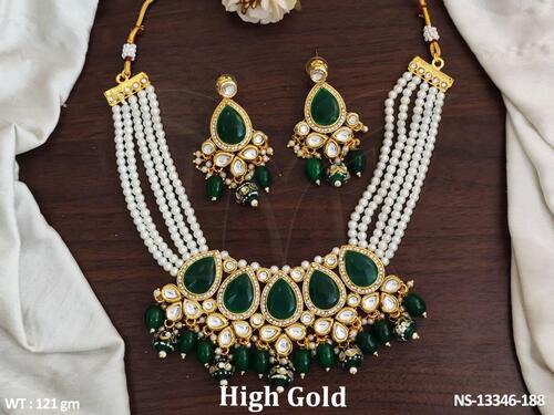 kundan stone necklace