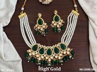 kundan stone necklace