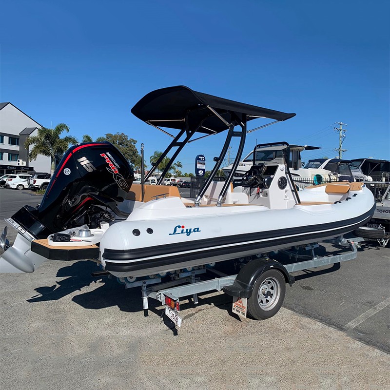 Liya 5.8m inflatable rubber boat rigid inflatable boats