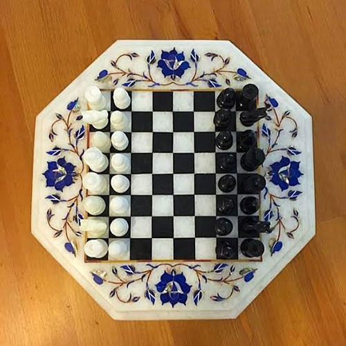 Marble Chess Inlay 