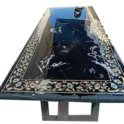 Black Dining Table For Mop Inlay