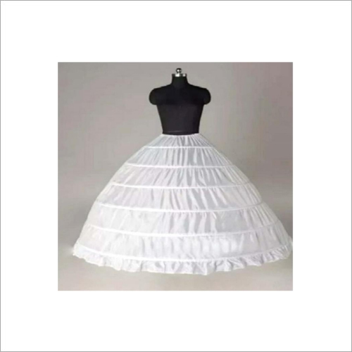 6 Hoop Skirt Slips Women Crinoline Petticoat Long Underskirt