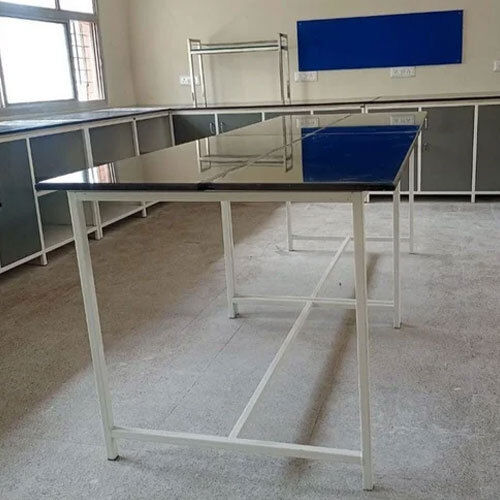 White Mild Steel Laboratory Table