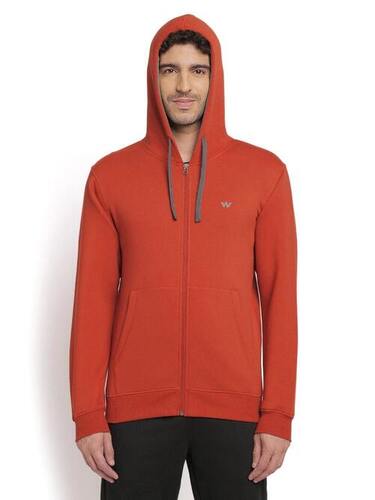 Men's zippered hoodie