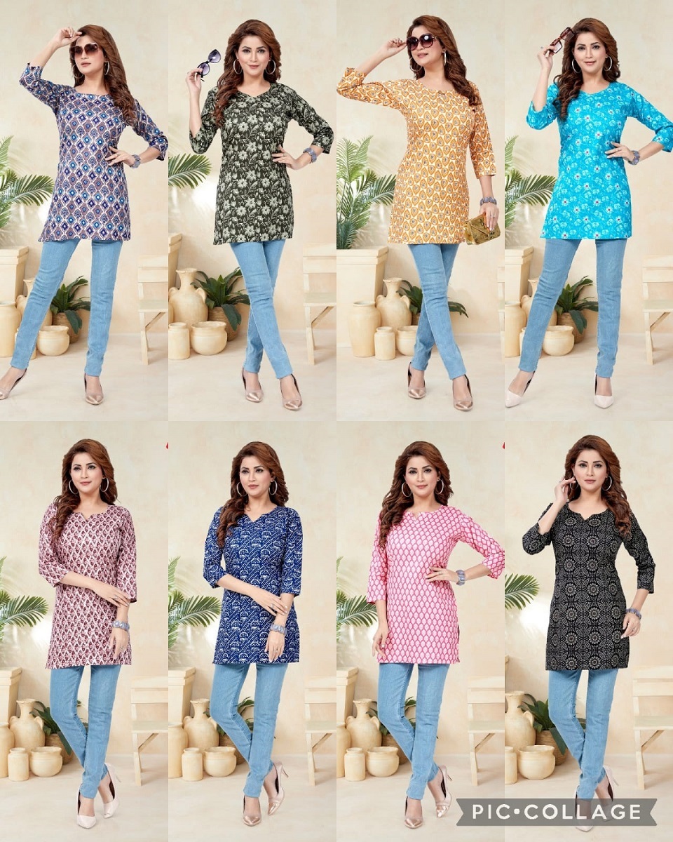 Jash Cotton Short Tops Readymade