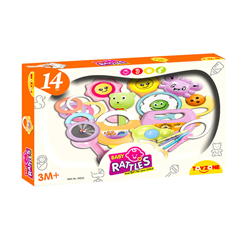 14 Pcs Baby Rattles