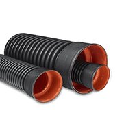 400mm Double Wall Corrugated Hdpe Pipe - Stiffness Class Sn4 & Sn8, 6m Length | High Quality, Non-pressure Application, Warranty Included