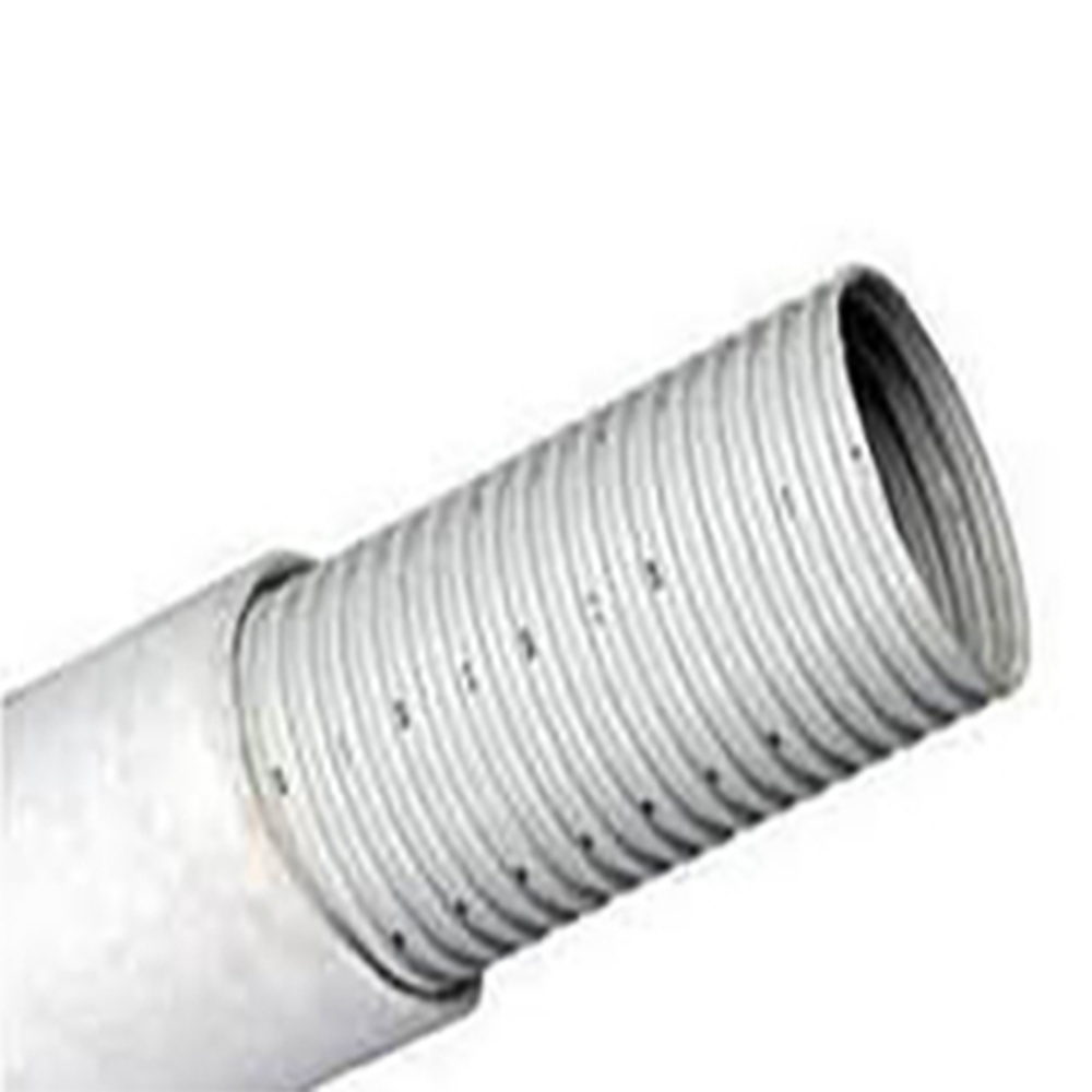 160mm OD PVC Perforated Corrugated Pipe - PVC, 6m Length, Multicolor Options, 3-10mm Thickness | Ideal for Sub Surface Drainage, Landscaping, Golf Courses