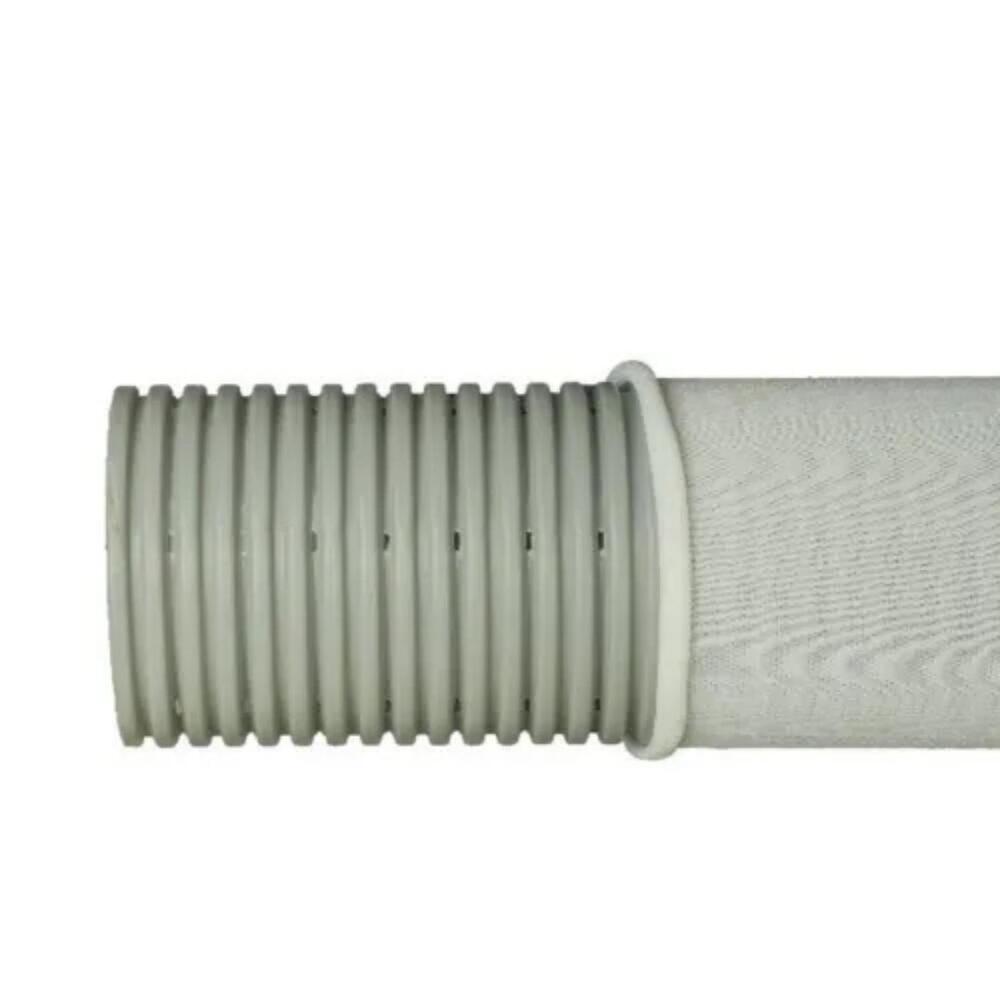 Pvc Perforated Corrugated Pipe 200Mm - Color: White