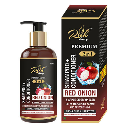 Baby Pink Rich Luxury Red Onion And Apple Vineger Shampoo-conditioner (3 In 1 Formula)