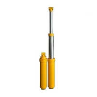 Commercial 2 Ton Tractor Trailer Hydraulic Jack - Color: Yellow