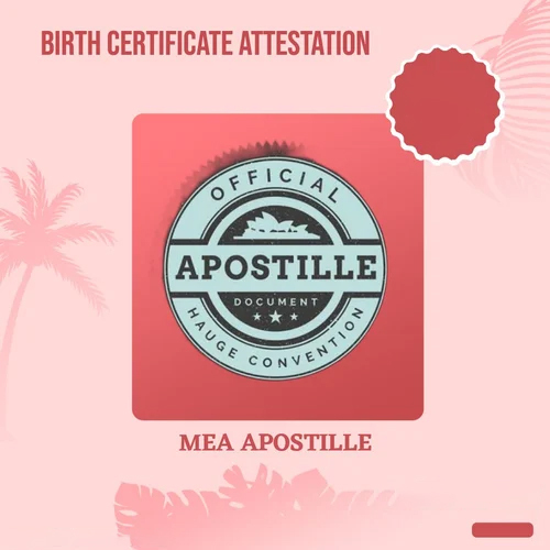 Birth Certificate Attestation Apostille Service