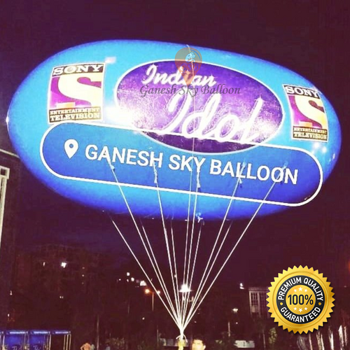 Oval Shape Sky Advertising Baloon