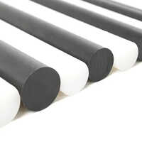 UHMW PE Rod - Ultra-High Molecular Weight Polyethylene Various Sizes Round Shape Available in White and Black | Durable Abrasion and Corrosion Resistant