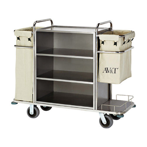 Stainless Steel Housekeeping Trolley