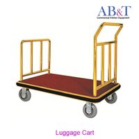 Stainless Steel Platform Trolley Cart - Versatile And Durable Design, Smooth-rolling Wheels For Efficient Hotel Logistics