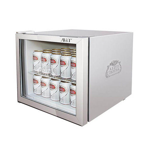 Glass Door Mini Fridge Bar