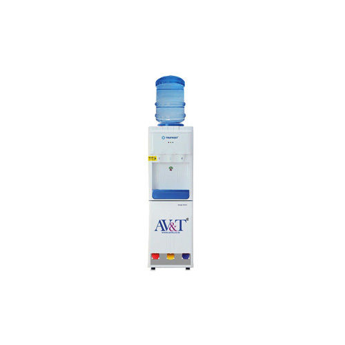 White Foot Operated Water Cooler Dispenser