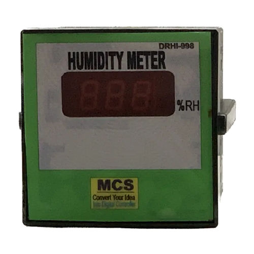 Black And Green Digital Humidity Meter