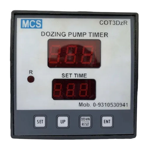 White And Black Dosing Pump Timer